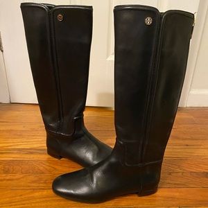 Tory Burch Black Leather Boots